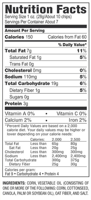 Nutritional Information Pajedas